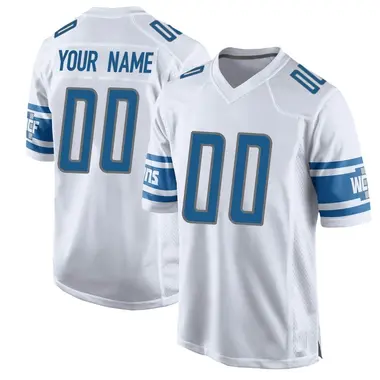 custom black detroit lions jersey