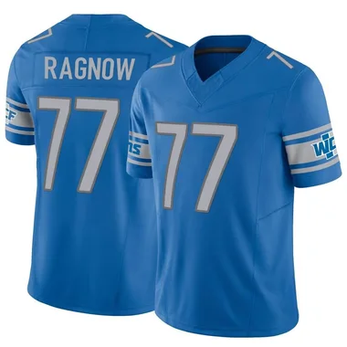 Men's Nike Detroit Lions Frank Ragnow Vapor F.U.S.E. Jersey - Blue Limited