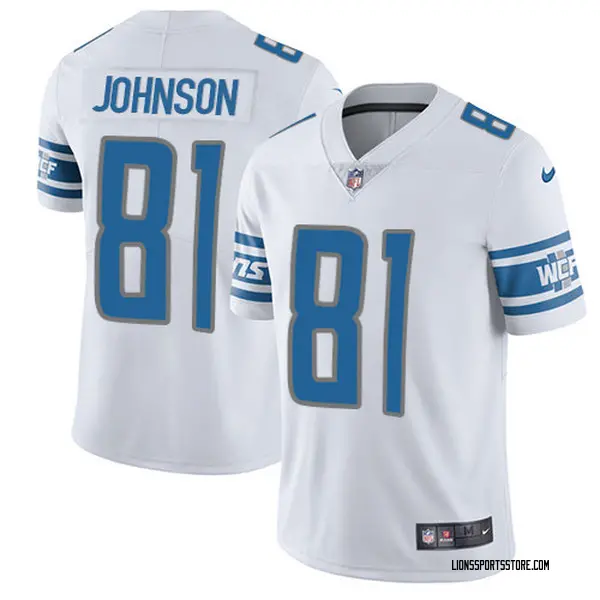 calvin johnson white jersey