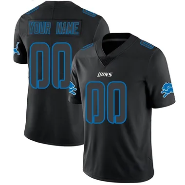 Custom black detroit lions jersey Clearance